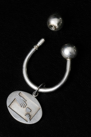 Tiffany Heart Hand Key Ring - Du & Berry