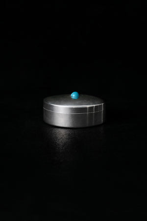 Turquoise Cabochon Pill Box - Du & Berry