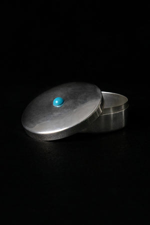 Turquoise Cabochon Pill Box - Du & Berry
