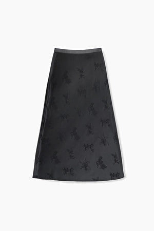 Four Noble Jacquard Skirt in Black - Du & Berry