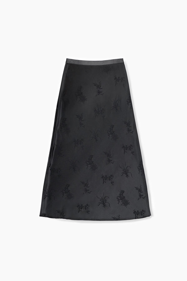 Four Noble Jacquard Skirt in Black - Du & Berry