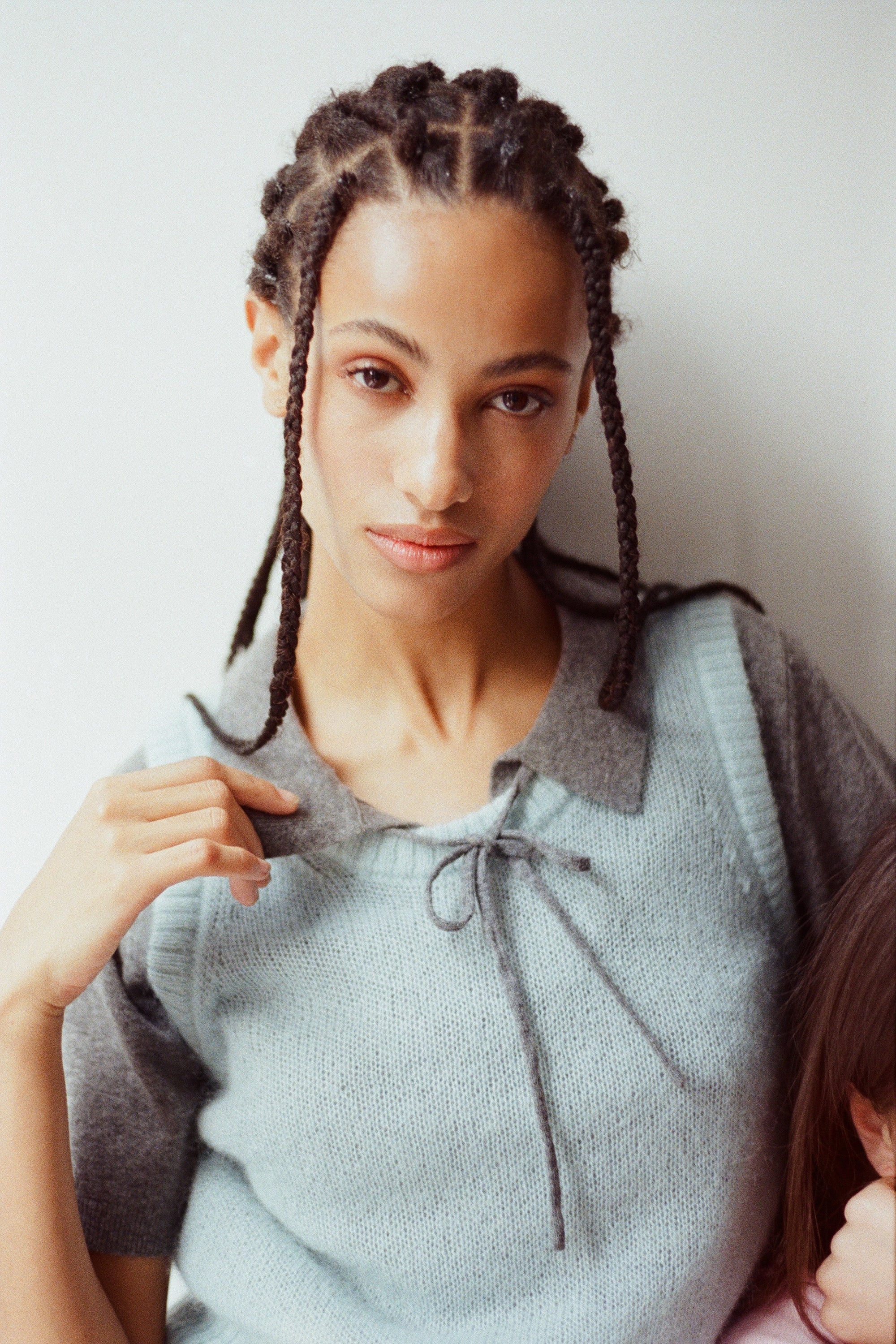 Mohair Vest Top in Coconut Cloud - Lightweight Luxe | Du & Berry