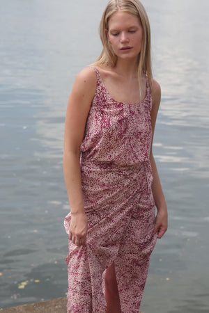 Solace Convertible Wrap Silk Dress