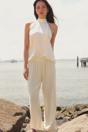 Cabana Straight Pants in Butter Cream