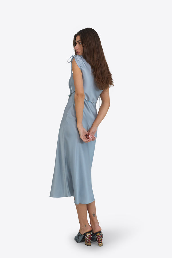 Dirty Martini Dress in Misty Blue